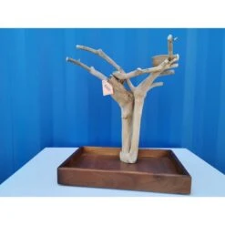 Aire De Jeux En Bois De Java Avec Socle - Small - Back Zoo Nature -Oiseaux Fournitures Soldes aire de jeux en bois de java avec socle small back zoo nature zf1112 back zoo nature aire de jeux en bois de java avec socle et 1 3