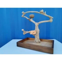 Aire De Jeux En Bois De Java Avec Socle - Small - Back Zoo Nature -Oiseaux Fournitures Soldes aire de jeux en bois de java avec socle small back zoo nature zf1112 back zoo nature aire de jeux en bois de java avec socle et 1 4