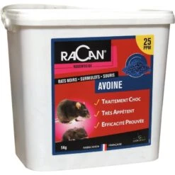 Attractif Puissant Contre Souris Et Rats Paste BR 25 3,5kg - Racan
