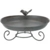 Baignoire à Poser En Métal 800ml/22cm - Trixie -Oiseaux Fournitures Soldes baignoire a poser en metal 800ml 22cm trixie 55510 trixie abreuvoir 800ml 22cm en metal revetement poudre
