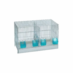 Cage Cova Avec Tiroir En Plastique Et 2 Compartiments 65x34x44cm