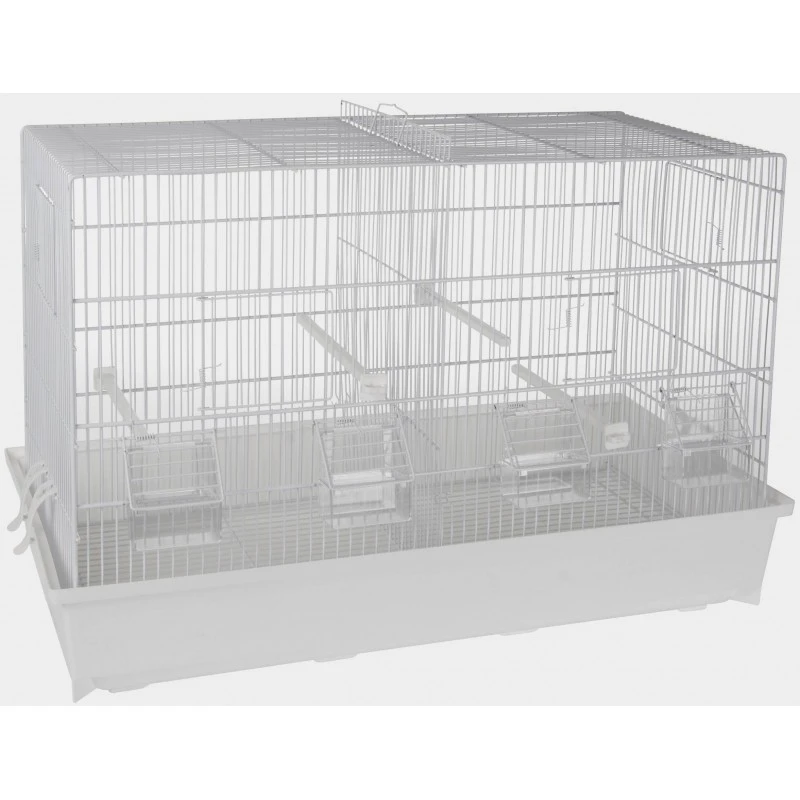 Cage Domus Molinari Blanc 65x34x43cm 3 Cage Domus Molinari Blanc 65x34x43cm