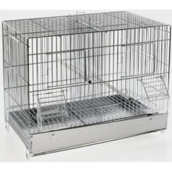 Cage Domus Molinari Métal 2 Compartiments 42x25x31cm