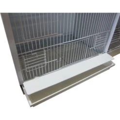 Cage élevage En Métal 80x30x35cm H -Oiseaux Fournitures Soldes cage elevage en metal 80x30x35cm h 1560071 kinlys cage entierement en metal couleur blanche epoxy 80 x 30 x 35cm h fournie avec 1 1