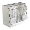 Cage Exposition Plastique 36x17x30cm - 2G-R -Oiseaux Fournitures Soldes cage exposition plastique 36x17x30cm 2g r art 315fn3 2g r cage de preparation avec facade noire 1 porte centrale avec ressort et