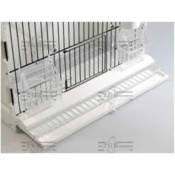 Cage Exposition Plastique 36x17x30cm - 2G-R -Oiseaux Fournitures Soldes cage exposition plastique 36x17x30cm 2g r art 315fn3 2g r cage de preparation avec facade noire 1 porte centrale avec ressort et 2