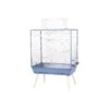 Cage NEOLIFE 80 XL/Bleu - Zolux -Oiseaux Fournitures Soldes cage neolife 80 xl bleu zolux 104 153ble zolux cage neolife 80 oiseau bleuun habitat adapte pour perruches et grandes perruches