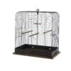 Cage "Retro" Madeleine 54x34x53cm -Oiseaux Fournitures Soldes cage retro madeleine 54x34x53cm 104864 zolux cage retro madeleineune cage vintage pour les oiseaux crochet de suspension en meta