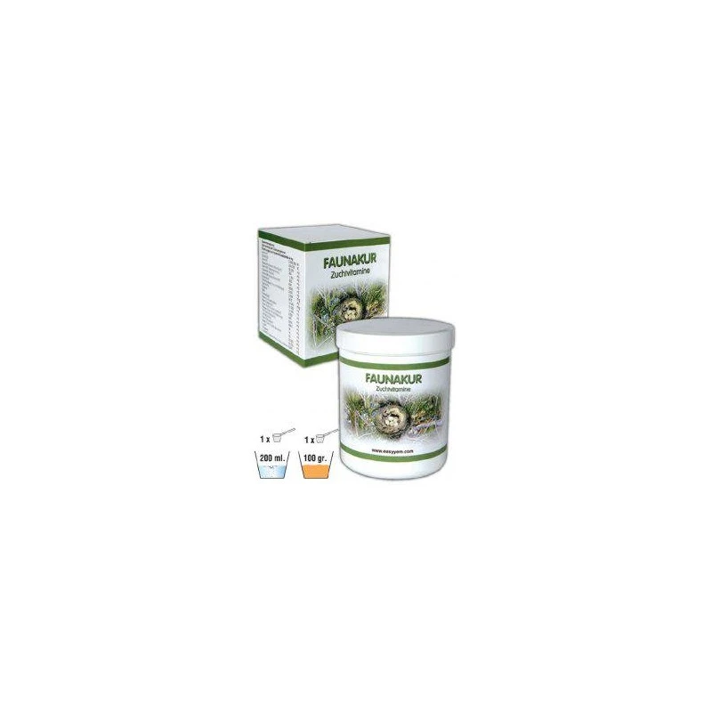 Faunakur, Vitamines D'élevage 250gr - Easyyem 3 Faunakur, Vitamines D'élevage 250gr - Easyyem