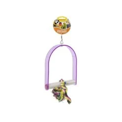 Jouet Perche En Acrylique Avec Corde à Noeuds 35cm