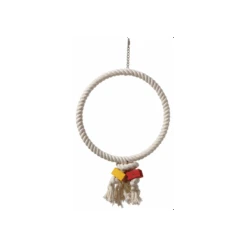 Jouets Pour Oiseaux Anneaux De Corde Coton Extra/Blanc