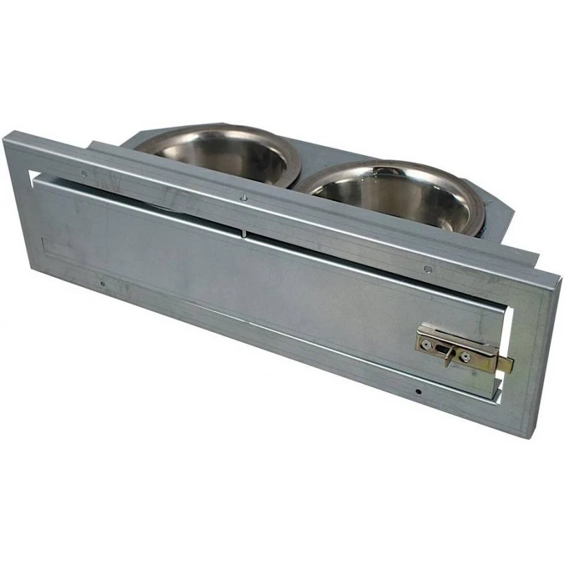 Mangeoire à Plateau Tournant 2 Bols 3 Mangeoire à Plateau Tournant 2 Bols