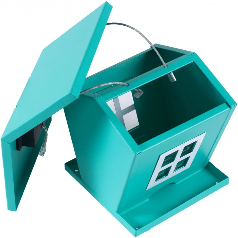 Mangeoire Darby Avec Lampe Solaire 18cm - Vadigran 6 Mangeoire Darby Avec Lampe Solaire 18cm - Vadigran – Image 4