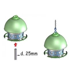 Mangeoire Extérieure Space GARDEN - Modèle Vert - S.T.A. Soluzioni -Oiseaux Fournitures Soldes mangeoire exterieure space garden modele vert sta soluzioni m057verde sta soluzioni space garden est une mangeoire exterieure qu 2