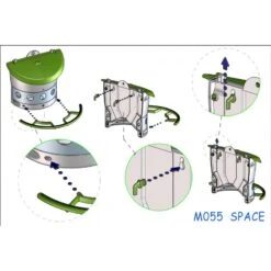 Mangeoire SPACE Bird Feeder - S.T.A. Soluzioni 10 Mangeoire SPACE Bird Feeder - S.T.A. Soluzioni -Oiseaux Fournitures Soldes mangeoire space bird feeder sta soluzioni m055 sta soluzioni nouveau modele de mangeoire revolutionnaire 1 ouverture facileinser 3
