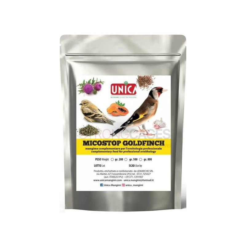 Micostop Goldfinch 200gr - Unica 3 Micostop Goldfinch 200gr - Unica