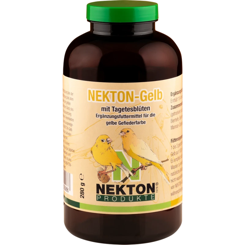 Nekton-Gelb 280gr - Complément Alimentaire Pour La Couleur Du Plumage Jaune - Nekton 3 Nekton-Gelb 280gr - Complément Alimentaire Pour La Couleur Du Plumage Jaune - Nekton