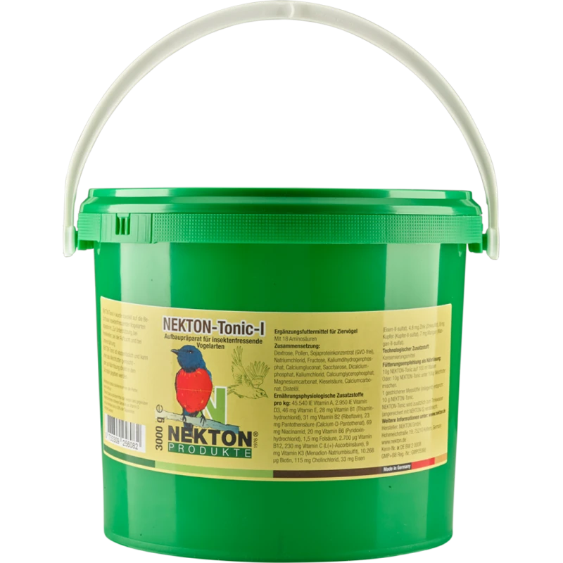 Nekton-Tonic-I 3kg - Préparation à La Croissance Des Insectivores - Nekton 3 Nekton-Tonic-I 3kg - Préparation à La Croissance Des Insectivores - Nekton
