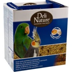 Patée Aux Oeufs Grasse Grandes Perruches Et Perroquets 4kg - Deli Nature