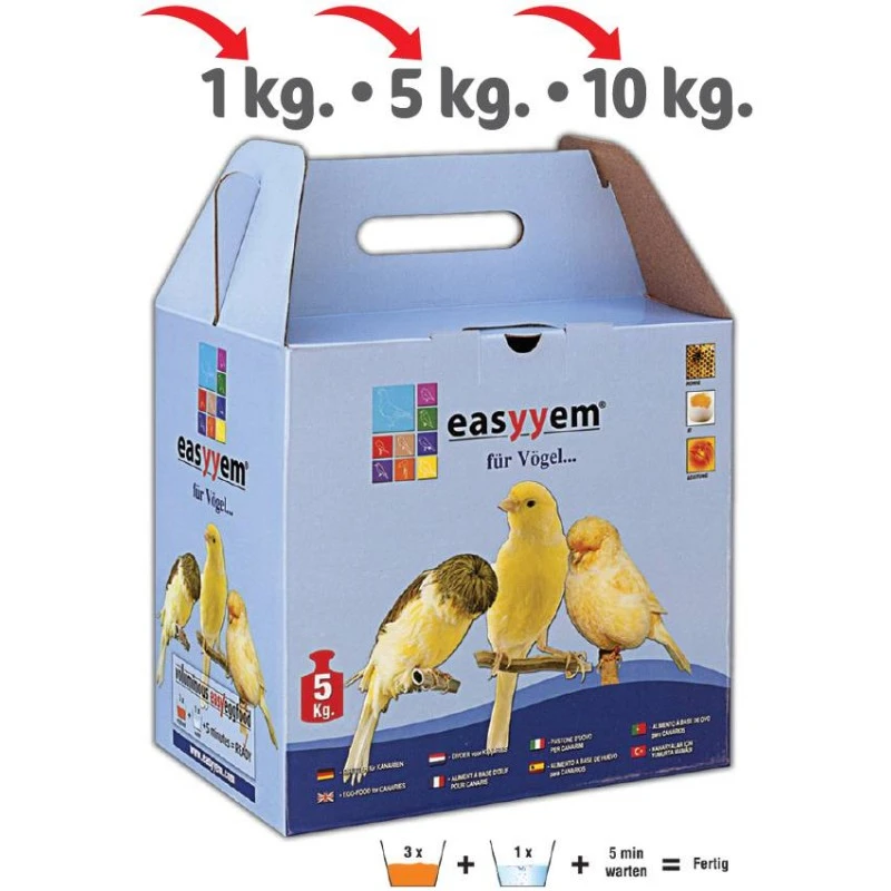 Patée Aux Oeufs Pour Canaris 5kg - Easyyem 3 Patée Aux Oeufs Pour Canaris 5kg - Easyyem