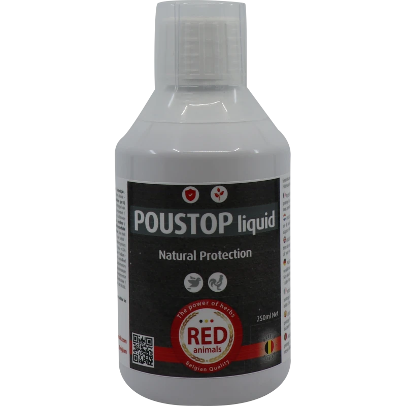 Poustop Liquid 250ml - Red Animals 3 Poustop Liquid 250ml - Red Animals