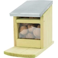 Réserve De Nourriture Pour écureuil - Trixie -Oiseaux Fournitures Soldes reserve de nourriture pour ecureuil trixie 59607 trixie reserve de nourriture pour ecureuil avec toit ouvrant bois de pin impreg 1