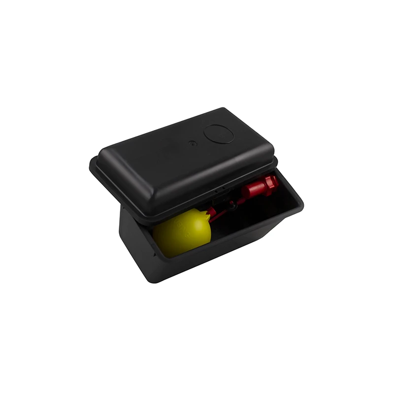 Réservoir En Plastique Avec Couvercle Et Flotteur, Noir 3 Réservoir En Plastique Avec Couvercle Et Flotteur, Noir