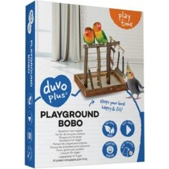 Terrain De Jeu Bobo 27x21x25cm - Duvo+ -Oiseaux Fournitures Soldes terrain de jeu bobo 27x21x25cm duvo 12213 duvo specifications terrain de jeu interactif encourage votre oiseau a bouger a jouer 1 1